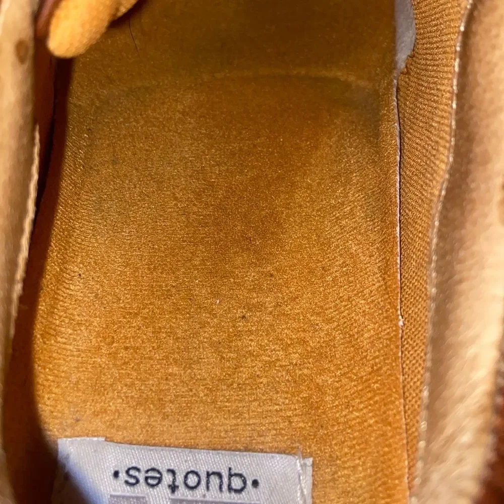 quotes Casual classic Oxford leather upper Men Shoes size 10M